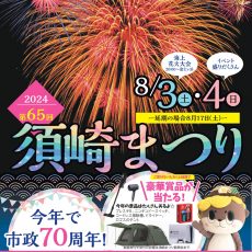 第６５回　須崎まつり海上花火大会が開催されます。
